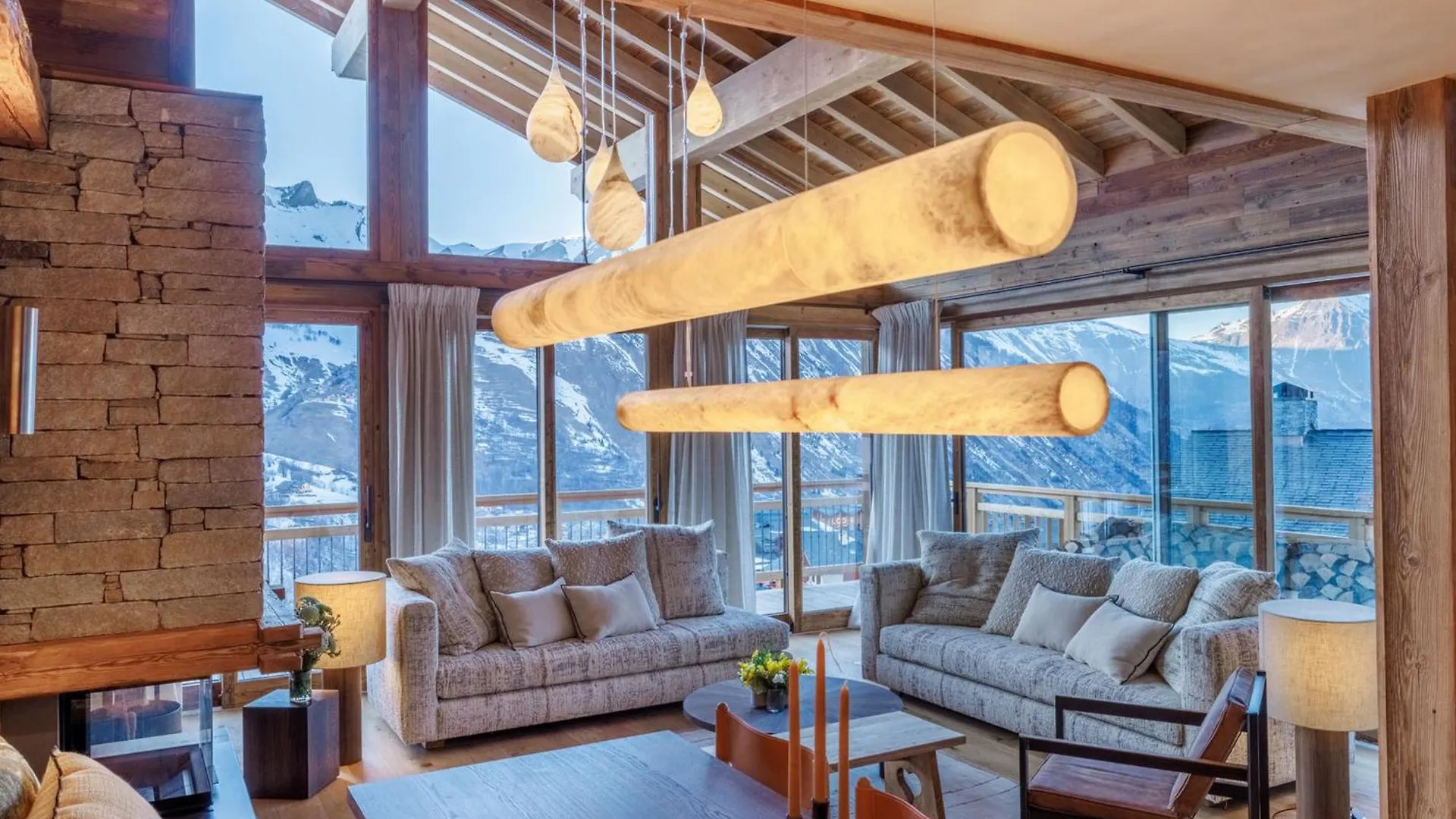 Chalet De Luxe A Saint Martin De Belleville - Acces Piste - Sauna - Cinema - Parking Inclus - Fr-1-344-1166